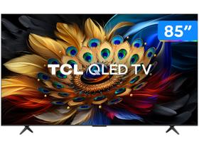 Smart TV 85” 4K UHD QLED TCL 85C655 Wi-Fi