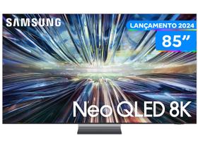 Smart TV 85" 8K Neo QLED Samsung Big TV QN85QN900DGXZD VA 120Hz Wi-Fi Bluetooth Alexa 4 HDMI 4 USB