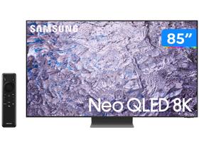 Smart TV 85” 8K Neo QLED Samsung QN85QN800 - 120Hz Wi-Fi Bluetooth HDMI USB