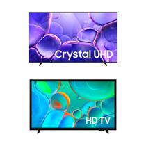 Smart TV 85" Crystal UHD 4K U8100F + Smart TV 32" HD H5000F