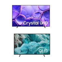 Smart TV 85" Crystal UHD 4K U8100F + Vision AI TV 50" QLED Ultra 4K