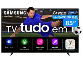 Smart TV 85" Samsung 4K Crystal UHD 85U8100F Tizen 3 HDMI Smart TV 85" Samsung 4K Crystal UHD 85U8100F Tizen 3 HDMI