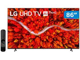 Smart TV 86” 4K UHD LED LG 86UP8050PSB IPS 120Hz - Wi-Fi Bluetooth HDR Google Assistente 4 HDMI