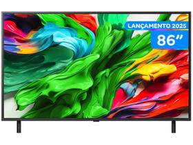 Smart TV 86" LG 4K QNED MiniLED 86QNED85ASG webOS 25 α8 AI Processor 4K Gen2 Alexa 4 HDMI 2 USB