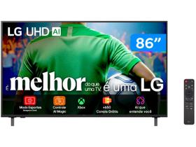 Smart TV 86" LG 4K Ultra HD 86UA8550PSA webOS 25 α7 AI Processor 4K Gen8 Alexa 3 HDMI 2.0 2 USB