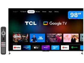 Smart TV 98” 4K UHD QLED TCL C735 120Hz - Wi-Fi Bluetooth Google Assistente 4 HDMI 2 USB