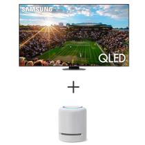 Smart TV 98" Polegadas QLED 4K 98Q80C Samsung 2023, Processador com IA + Smart Speaker Echo Studio Amazon com Alexa