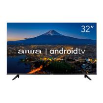 Smart TV Aiwa 32" Android HD Borda Ultrafina Wi-Fi HDR10 AWS-TV-32-BL-02-A