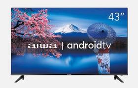 Smart TV AIWA 43 Android Full HD Borda Ultrafina HDR10 Dolby Áudio AWS-TV-43-BL-02-A