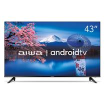 Smart TV Aiwa 43” Android, Full HD, Comando de voz, Dolby Audio, HDR10 - AWS-TV-43-BL-02-A
