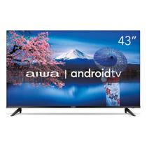 Smart TV Aiwa 43 polegadas DLED Full HD AWSTV43BL02A Android com Conexão Wi-Fi e Bluetooth - MONDIAL