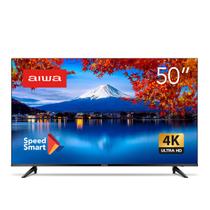 Smart TV Aiwa 50” 4K, Borda Ultrafina, HDR10, Dolby Áudio - AWS-TV-50-BL-01
