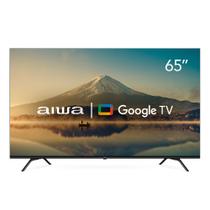 Smart TV AIWA 65” GOOGLE TV 4K Comando de voz Dolby Vision&Atmos AWS-TV-65-BL-01-A Smart TV AIWA 65” GOOGLE TV 4K Comando de voz Dolby Vision&Atmos AWS-TV-65-BL-01-A