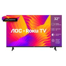Smart TV AOC 32" HD Roku TV Wi-Fi Quad Core 32S5155/78G
