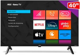 Smart TV AOC 40 40S5045 78G Roku TV DLED Full HD Smart TV AOC 40 40S5045 78G Roku TV DLED Full HD