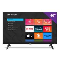 Smart TV AOC 40S504578G Full HD 40 Roku TV Compatível com Alexa e Google Assistente, Dolby Audio e Sem bordas