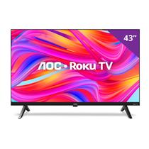 Smart TV AOC 43" LED ROKU Full HD Wi-Fi 43S5045/78G Bivolt