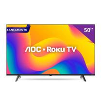Smart TV AOC 50" DLED ROKU 4K Wi-Fi HDR 50U7045/78G Alexa