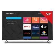 Smart TV AOC 50 LED ROKU 4K WiFi 50U6125/78G Bivolt