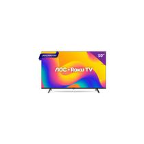 Smart Tv AOC 50" LED UHD 4K 50U7045/78 Roku TV