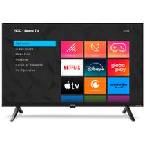 Smart TV AOC LED 43 polegadas Full HD Wi-Fi Roku TV Sem bordas 43S5155/78G