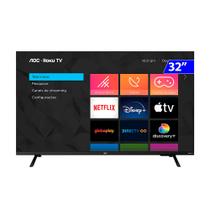 Smart Tv Aoc Roku 32 Polegadas Hd 3 Hdmi Usb Wifi Dolby Audio
