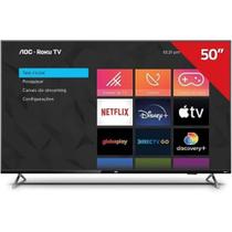 Smart Tv Aoc Roku Led 50 Polegadas 4k Uhd Wi-fi 50u6125/78g