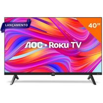 Smart TV AOC Roku TV 40" Full HD, 3 HDMI, 2 USB, Wi-Fi