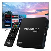 Smart Tv Box 4k Wifi 5G Full HD Android Atualizado Cor Preto