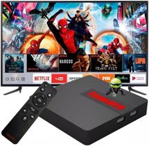 Smart TV Box/Fire Stick 4K Ultra HD, 2GB RAM, 16GB Armazenamento, HDMI - Tomate