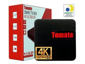 Smart Tv Box Streaming Android Tv 4k Para Netflix, Youtube TOMATE HOMOLOGADO PELA ANATEL