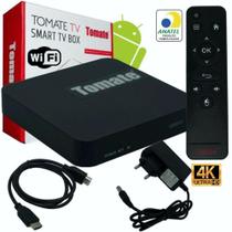 Smart Tv Box Streaming Android Tv 4k Para Netflix, Youtube TOMATE HOMOLOGADO PELA ANATEL
