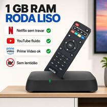 Smart Tv Box Streaming Android Tv com Netflix, Youtube top 2 Pilhas, 4k Ultima Geração Smart Tv Box Streaming Android Tv com Netflix, Youtube top 2 Pilhas, 4k Ultima Geração