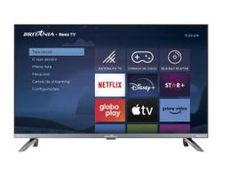 Smart Tv Britânia 32 Led com Roku Tv, Quadcore e Dolby Áudio BTV32G7PR2CSGBLH