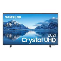 Smart TV Crystal 4K 55” Samsung UN55AU8000GXZD Wi-Fi Bluetooth HDR 3 HDMI 2 USB