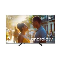 Smart TV DLED 32 HD Multi Essencial Android 11 3HDMI 2USB Wi-fi Bluetooth