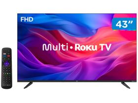 Smart TV DLED 43 FHD Multi Roku 3HDMI 2USB Wi-Fi - TL056M