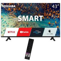 Smart TV Dled 43" Toshiba 43V35KB Full HD Wi-Fi com Conversor Digital