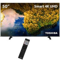 Smart TV Dled 50" Toshiba 50C350LS 4K Ultra HD Wi-Fi e Bluetooth com Conversor Digital