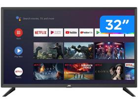 Smart TV HD DLED 32” JVC LT-32MB208 Android - LT-32MB208 Wi-Fi Bluetooth HDR 3 HDMI 2 USB