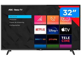 Smart TV HD LED 32” AOC 32S5195/78G - Wi-Fi 3 HDMI 1 USB Smart TV HD LED 32” AOC 32S5195/78G - Wi-Fi 3 HDMI 1 USB