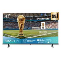 Smart TV Hisense DLED FULL HD 43" 43A4NV com Processador AI HDR10 DTS Virtual X DLNA Alexa e Google