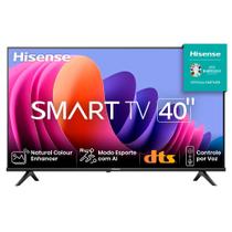 Smart TV Hisense Full HD DLED 40" Polegadas 40A4N com Sleep Timer, Entrada HDMI e Wi-Fi