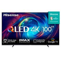 Smart TV Hisense QLED UHD 4K 100" Polegadas Frequência 144 Hz e Wi-Fi - 100U7N