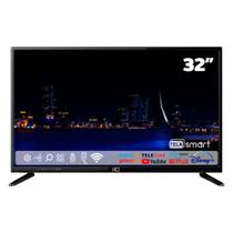 Smart TV LED 32" HD HQ HQSTV32NP Netflix Youtube 2 HDMI 2 USB Wi-Fi