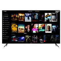 Smart TV LED 32" Milhares de Filmes Séries dezenas de canais de TV 100% gratuitos Wifi HDMI HQ 32STV