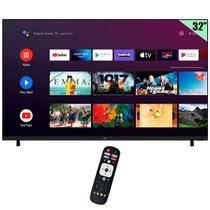 Smart TV LED 32" Mtek MK32FSAH HD Android TV Wi-Fi e com Conversor Digital