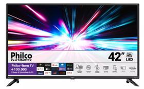 Smart Tv Led 42'' Ptv42g6fr2cpf Roku Dolby Audio Preta Philco 110V/220V