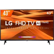 Smart TV LED 43 Full HD LG, 3 HDMI, 2 USB, Bluetooth, Wi-Fi, Active HDR, ThinQ AI - 43LM631C0SB