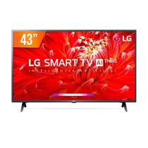 Smart TV LED 43" Full HD LG 43LM6370PSB ThinQ AI 3 HDMI 2 USB Wi-Fi Bluetooth